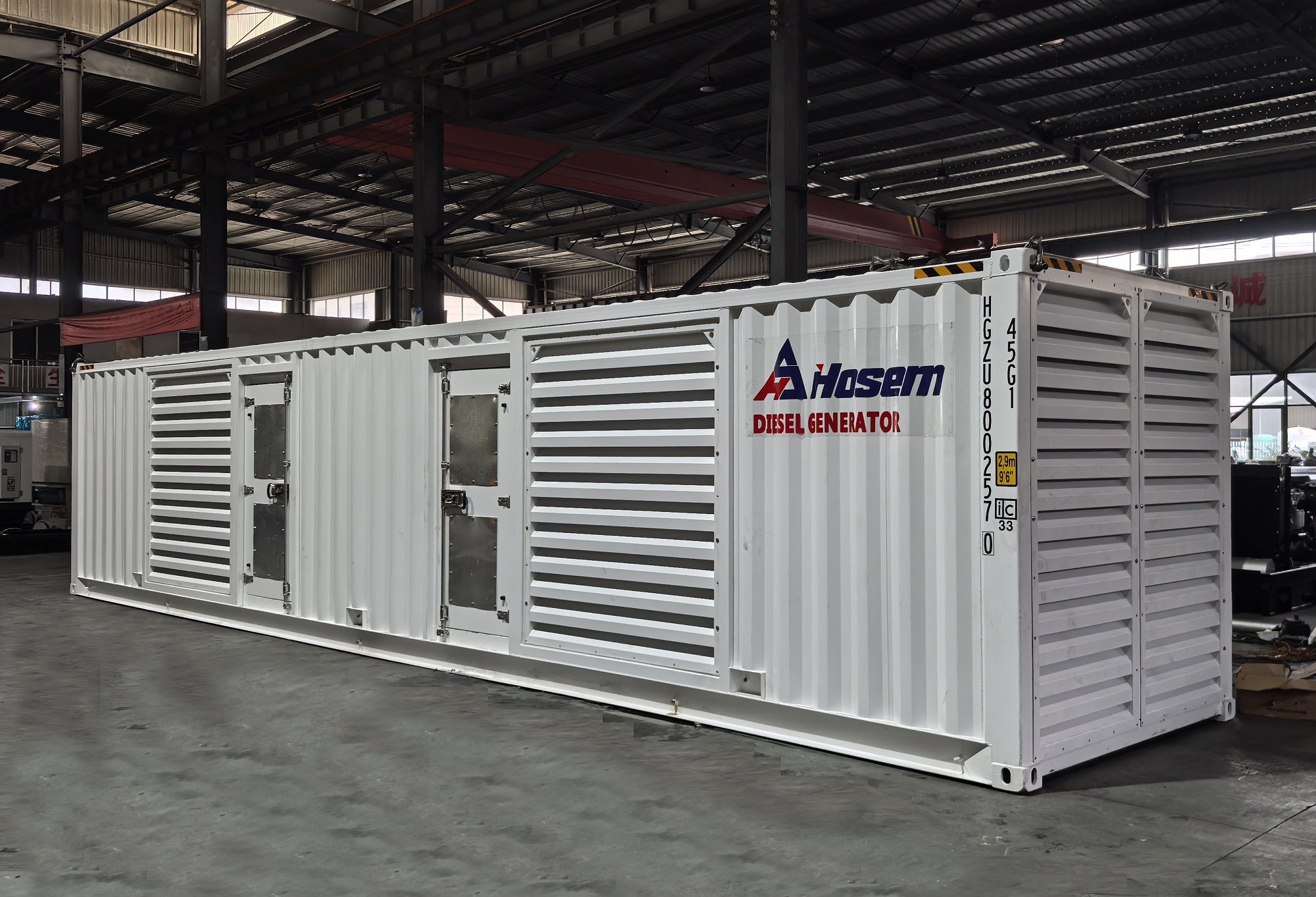 Generator Diesel Containered 1200kW Set untuk Pasar Timur Tengah